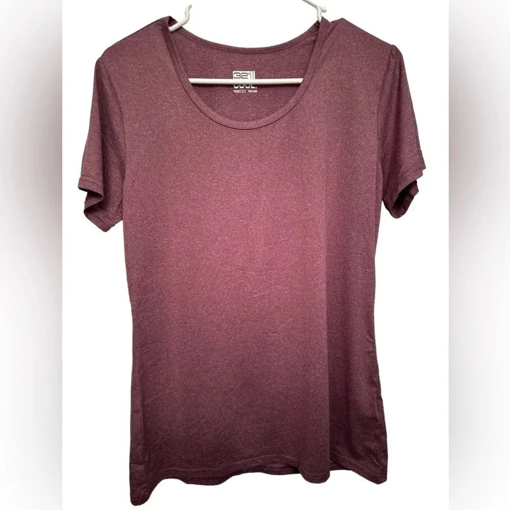 32 degrees pink short sleeve performance tee shirt